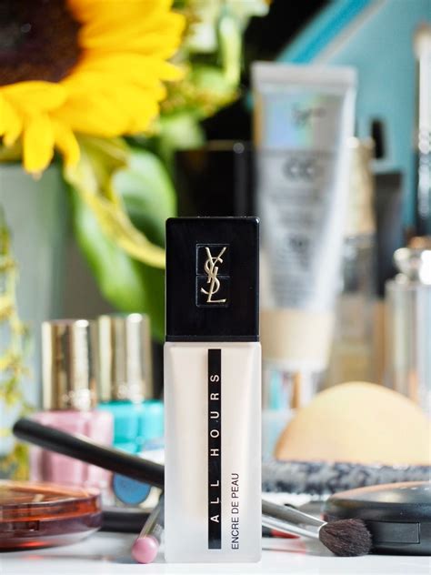 ysl all hours foundation look fantastic ingredients|YSL All Hours Foundation Review: The Long.